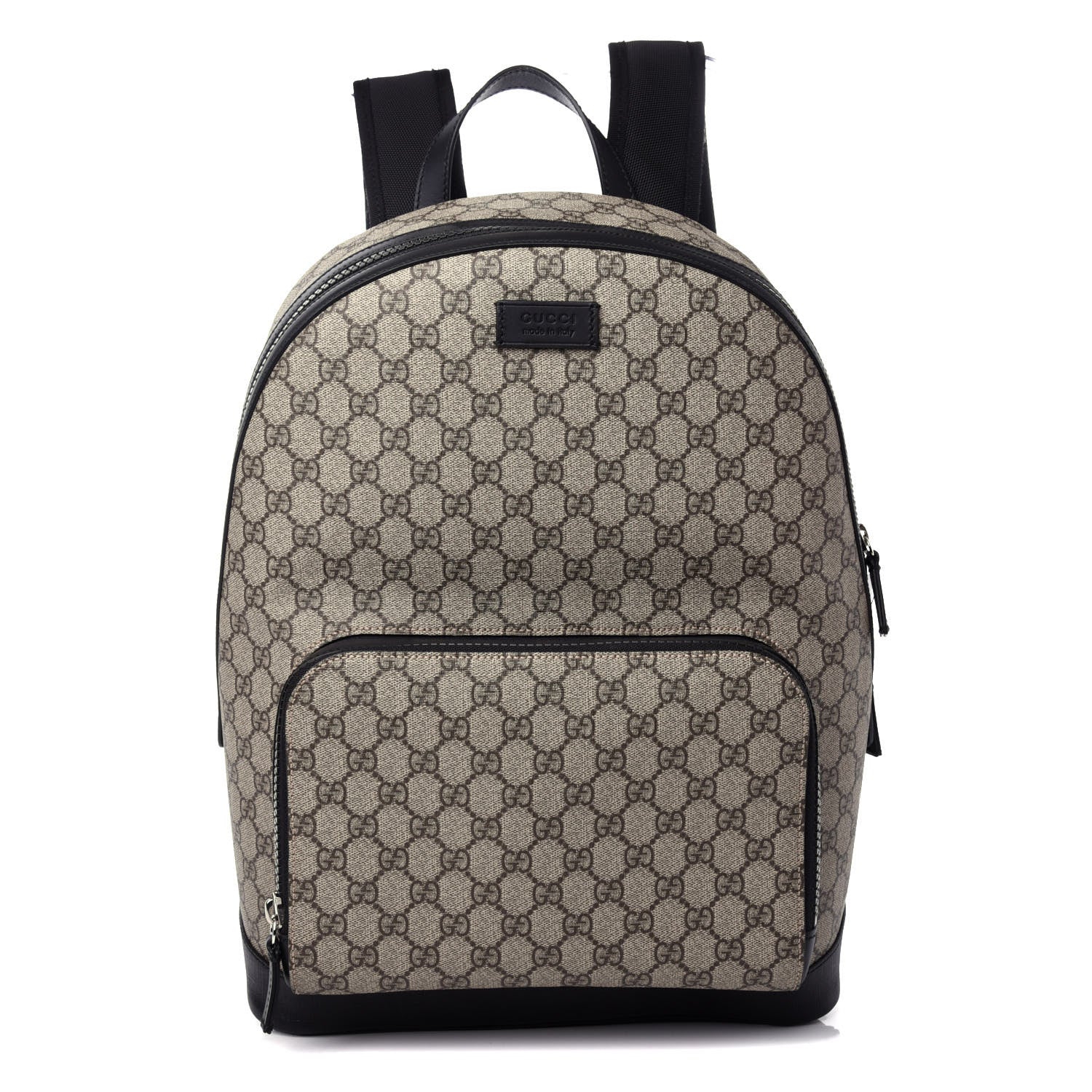 Gucci GG Supreme Monogram Medium Backpack Black 1 of 9