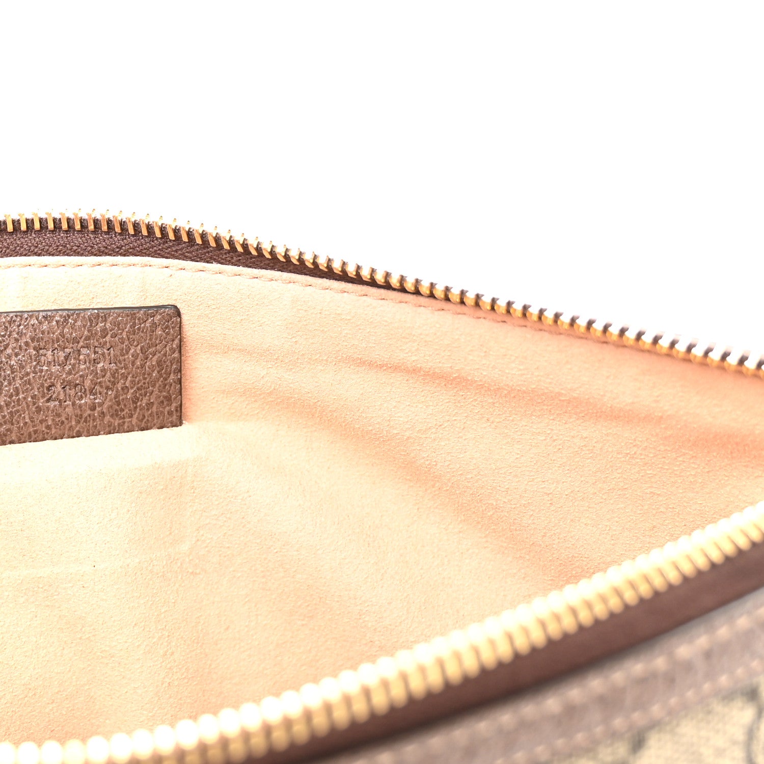 Gucci GG Supreme Monogram Large Ophidia Pouch Clutch Brown 7 of 10