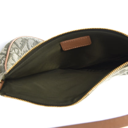 Christian Dior Monogram Mini Saddle Pochette Green 5 of 12