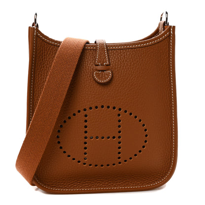 Hermes Taurillon Clemence Evelyne TPM Gold 1 of 9