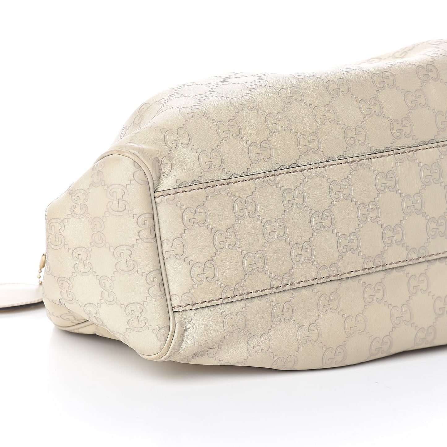 Guccissima Medium Sukey Tote Mystic White