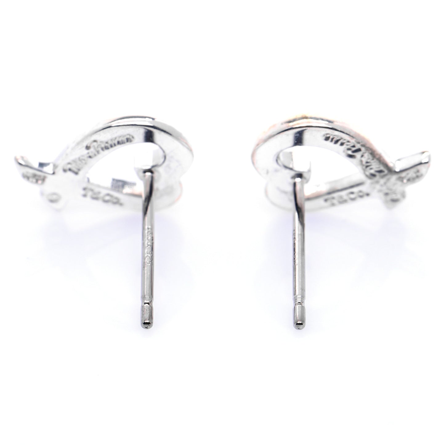 Sterling Silver Mini Paloma Picasso Loving Heart Earrings