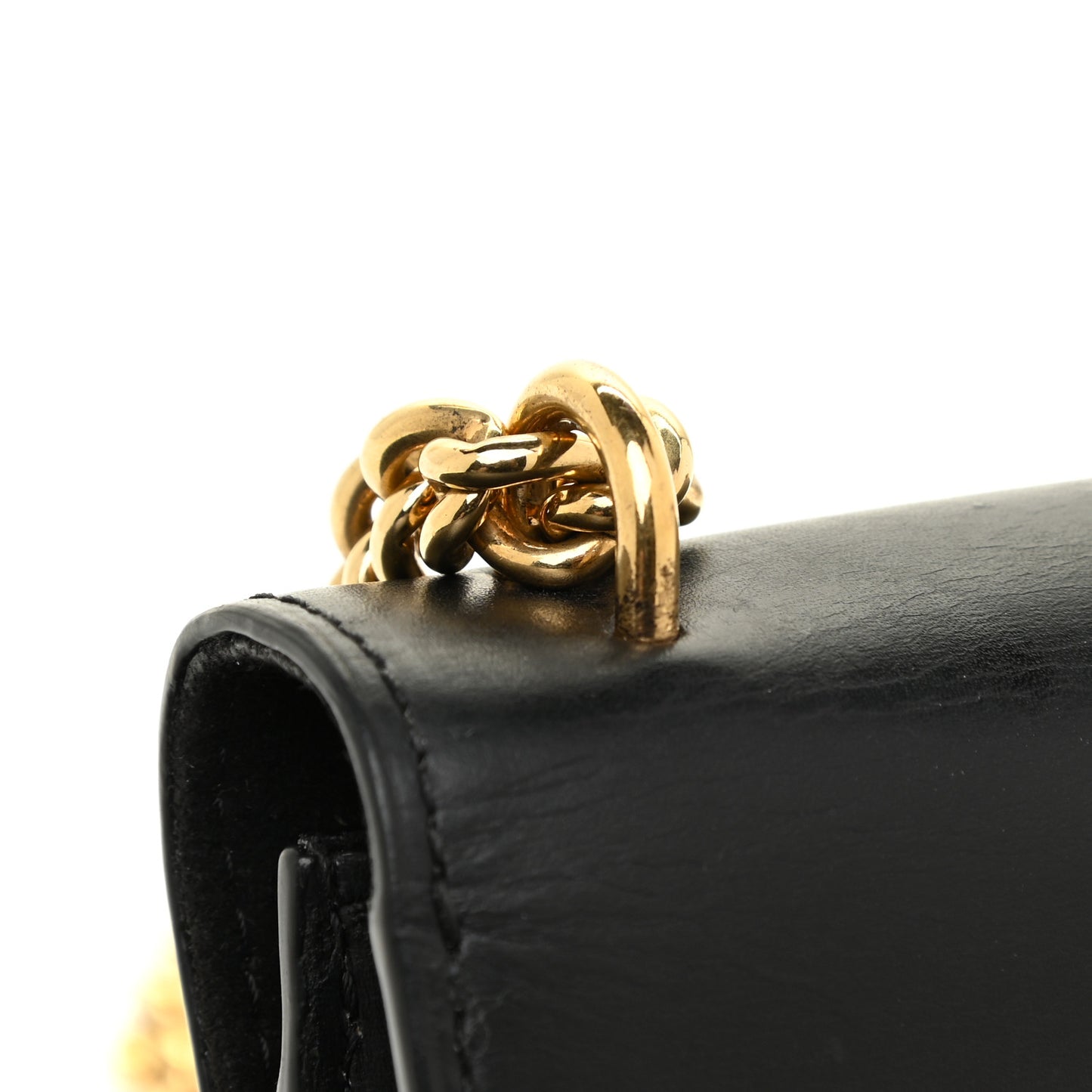 Calfskin Chain Louise MM Black