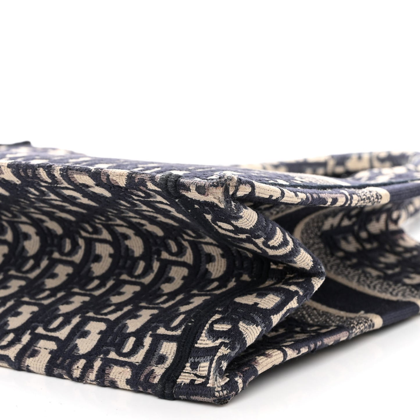 Oblique Medium Book Tote Blue Multicolor