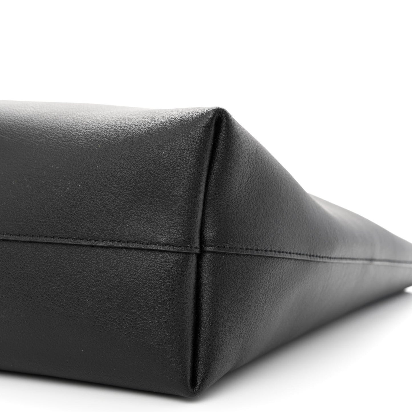 Calfskin Large Shopping Tote Black