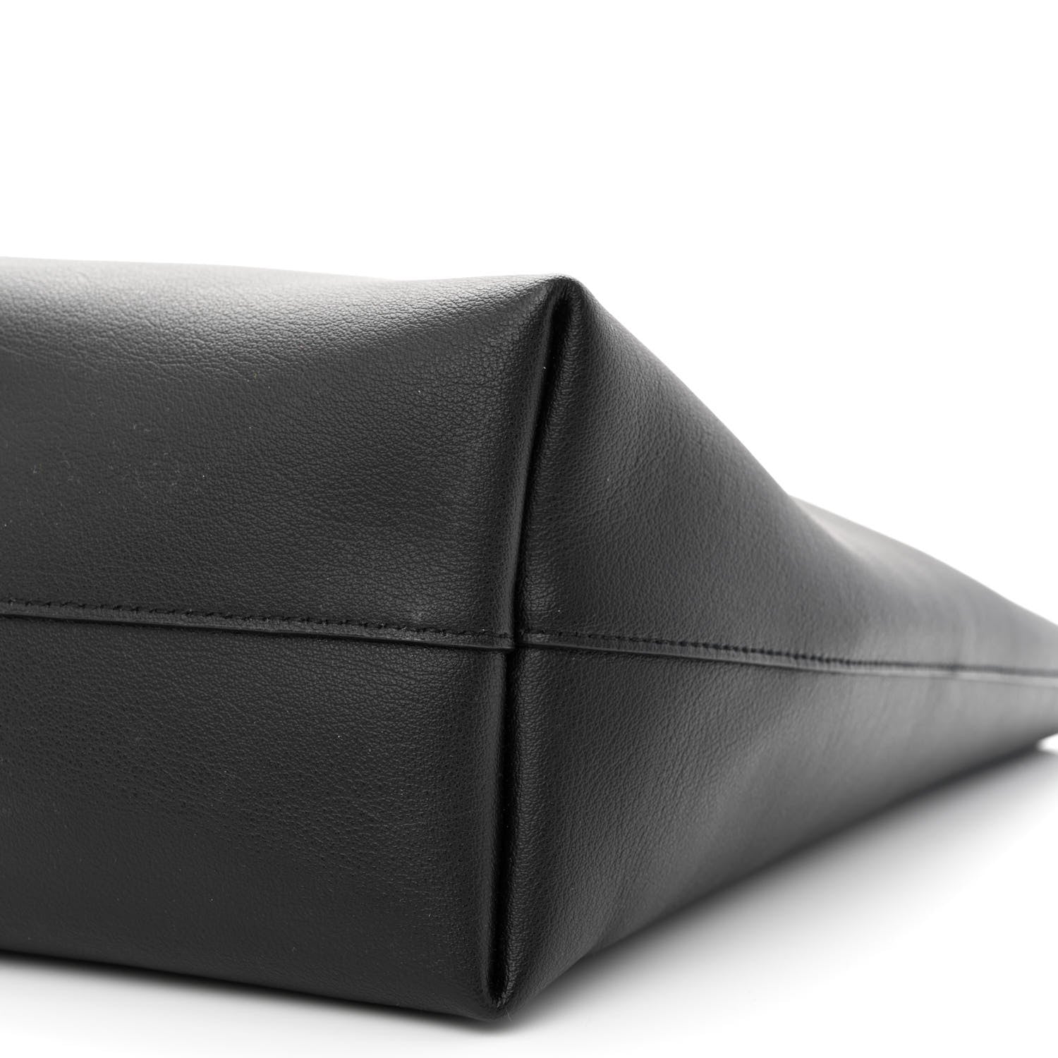 Saint Laurent Calfskin Large Shopping Tote Black 12 of 12