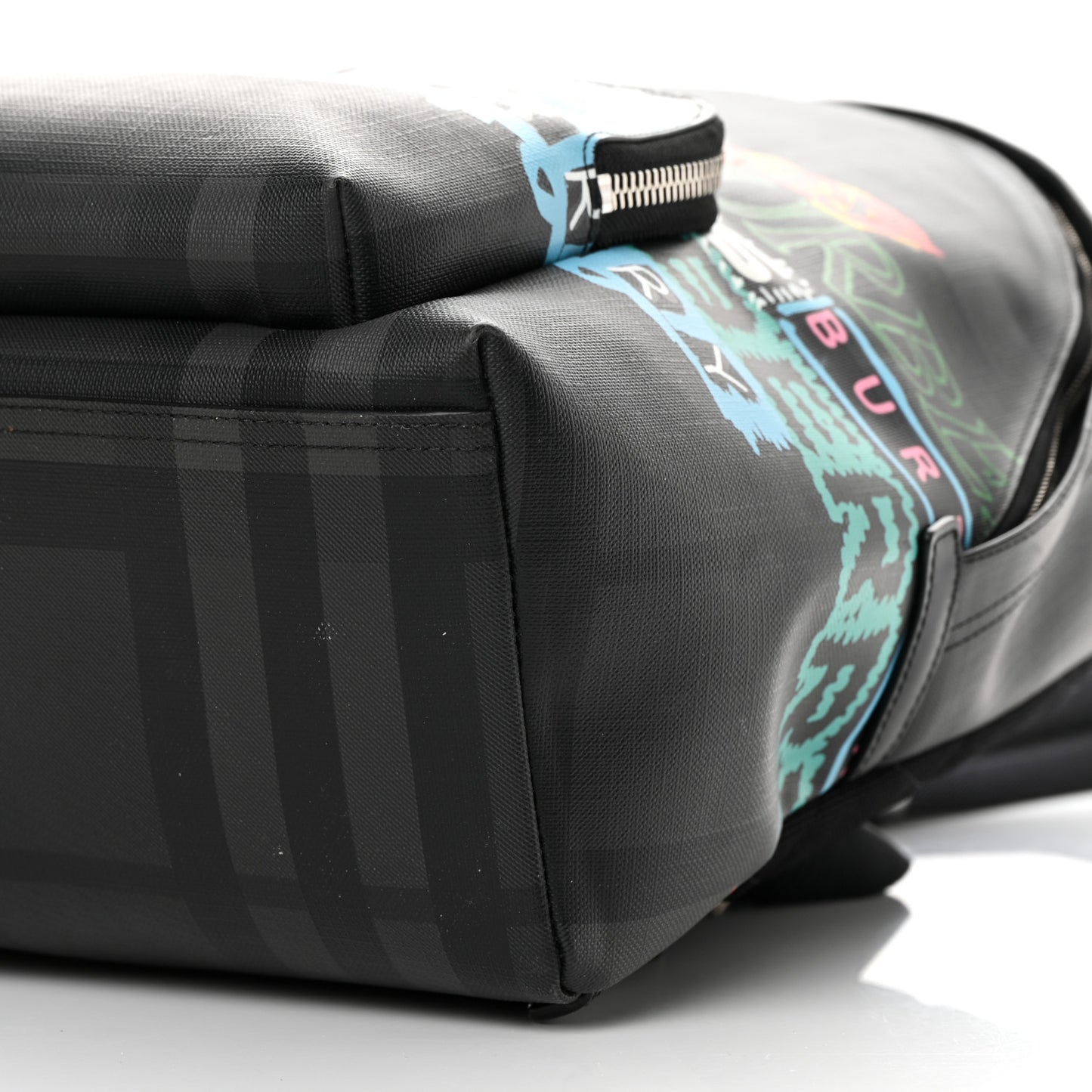 Canvas London Check Print Abbeydale Backpack Black