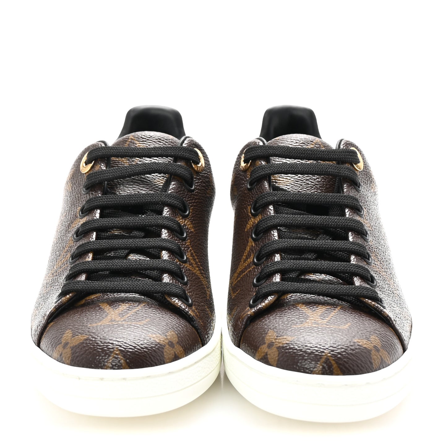 Patent Monogram Frontrow Sneakers 36
