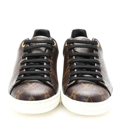 Louis Vuitton Patent Monogram Frontrow Sneakers 36 3 of 10
