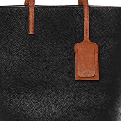 Moynat Taurillon Blush Tote Black Cognac 7 of 11