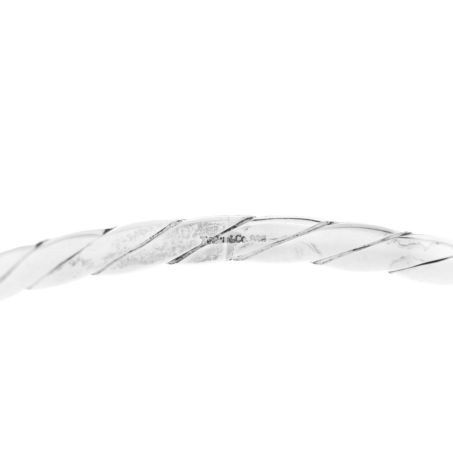 Sterling Silver Twisted Bangle Bracelet