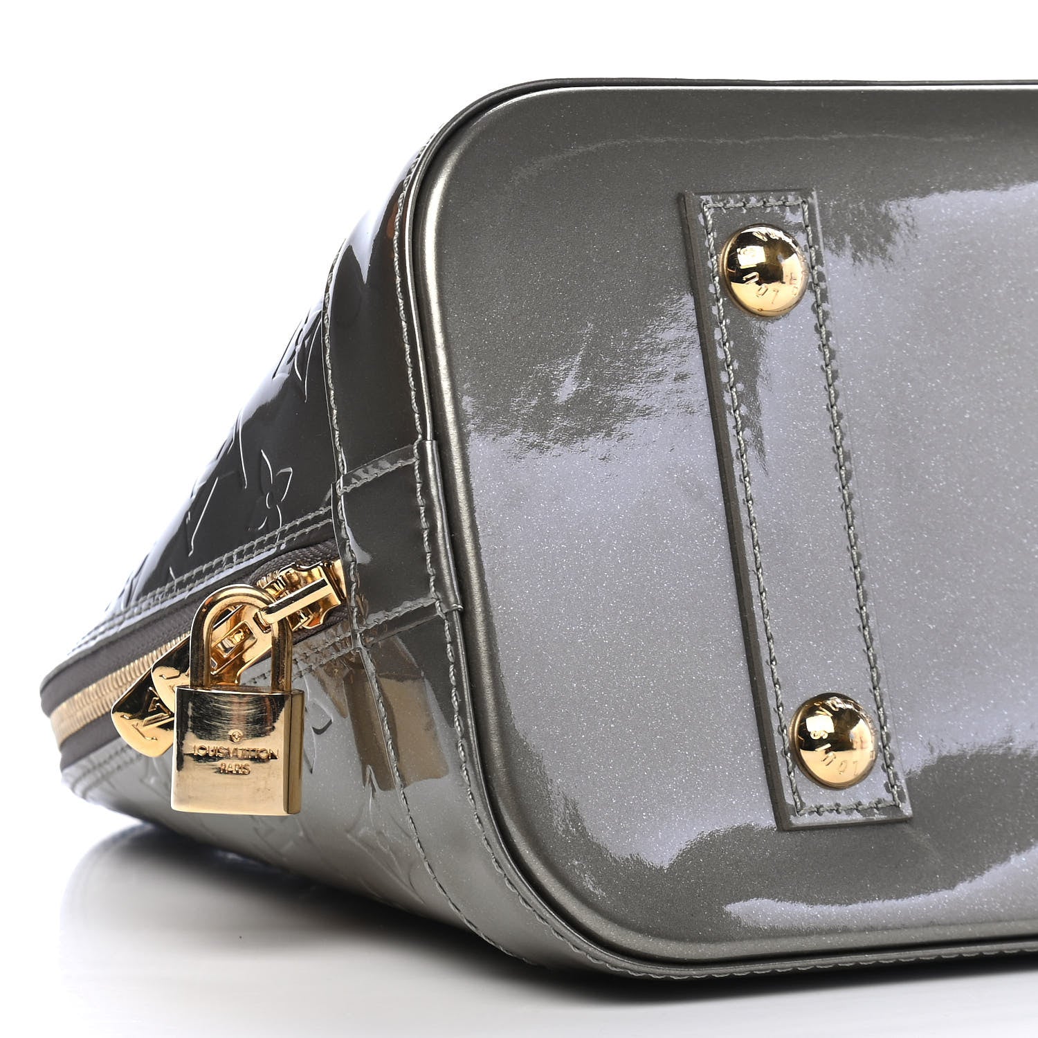 Louis Vuitton Vernis Alma PM Gris Art Deco 7 of 8