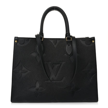Louis Vuitton Empreinte Monogram Giant Onthego MM Black 1 of 12