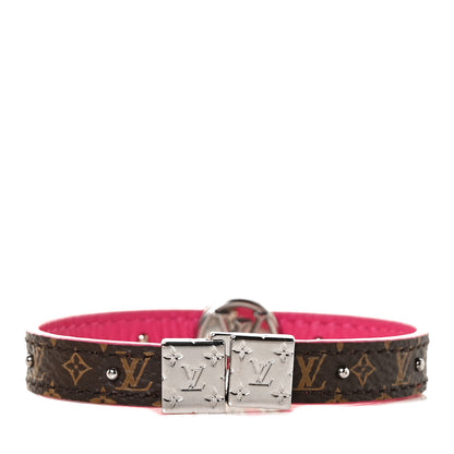 Louis Vuitton Monogram LV Circle Reversible Bracelet 19 Rose Falbala 3 of 3