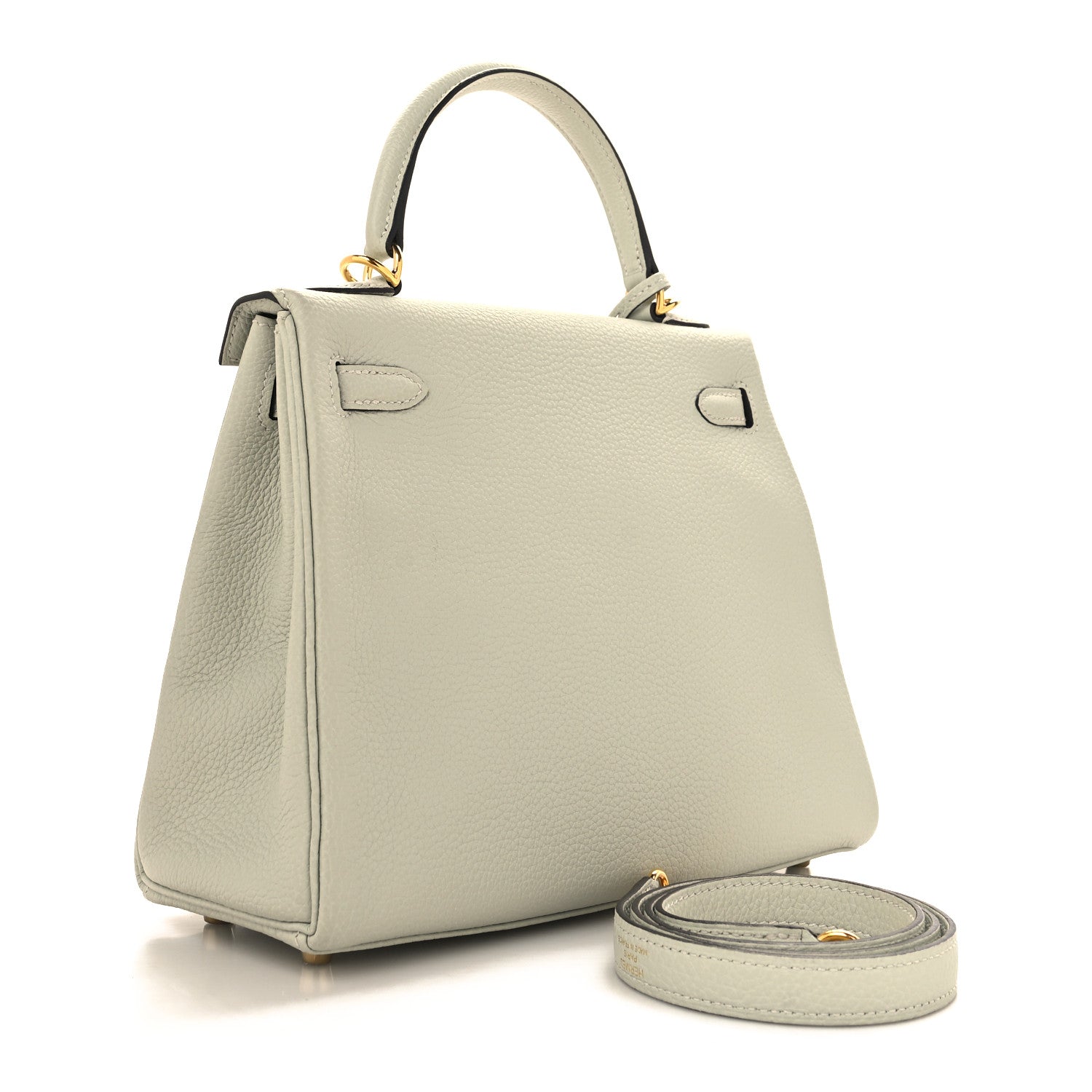 Hermes Togo Kelly Retourne 25 Gris Neve 3 of 10