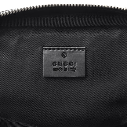Gucci GG Supreme Monogram Web Belt Bag Black 6 of 8