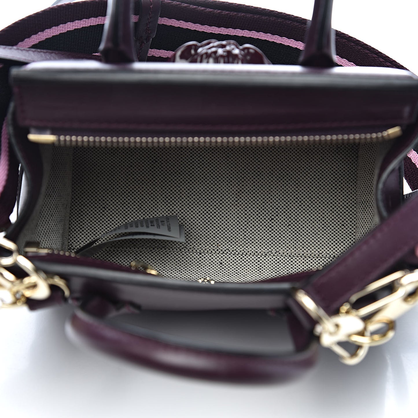 Calfskin Small Palazzo Empire Bag Burgundy