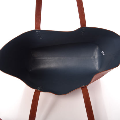 Mansur Gavriel Vegetable Tanned Calfskin Small Shopping Bag Brandy Avion 6 of 14