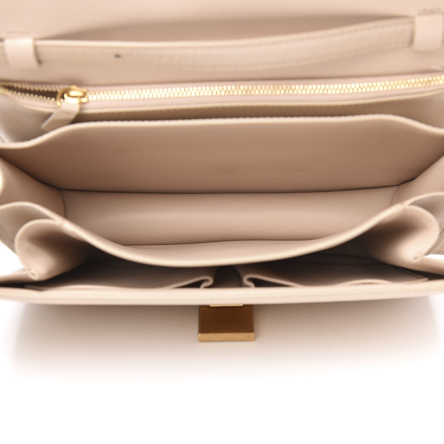 Celine Liege Calfskin Medium Classic Box Flap Bag Powder 4 of 8