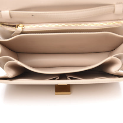 Celine Liege Calfskin Medium Classic Box Flap Bag Powder 4 of 8
