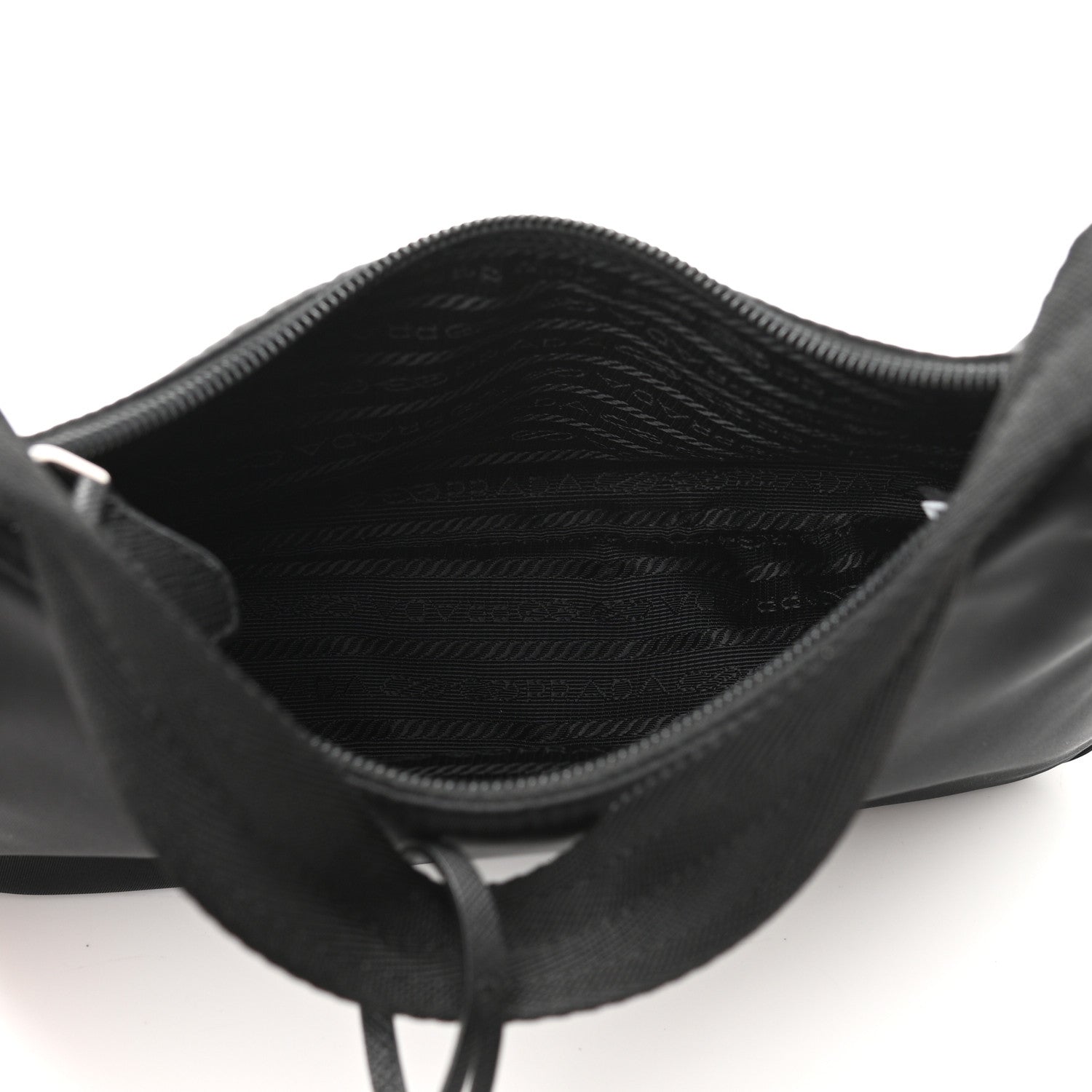 Prada Tessuto Nylon Mini Re-Edition 2000 Bag Black 5 of 12