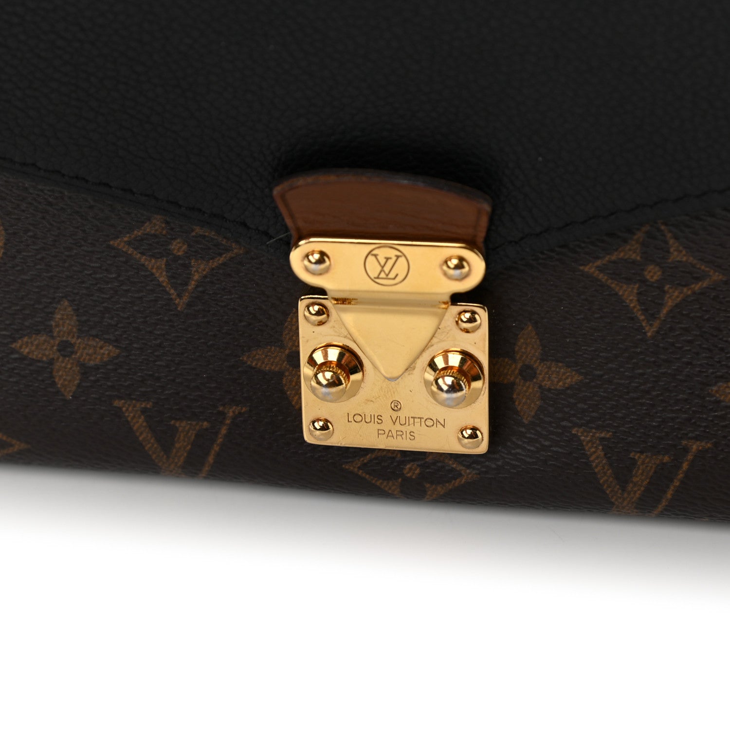 Louis Vuitton Monogram Pallas Chain Black 12 of 13