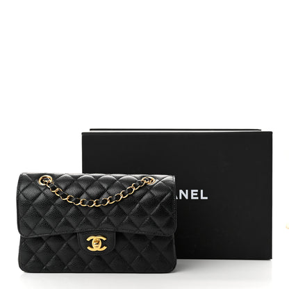 Chanel Caviar Quilted Small Double Flap Black 12 of 12