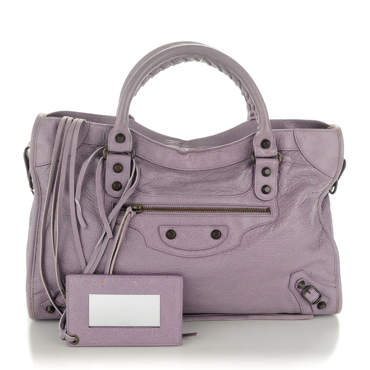 Balenciaga Agneau Classic Hardware City Glycine 1 of 8