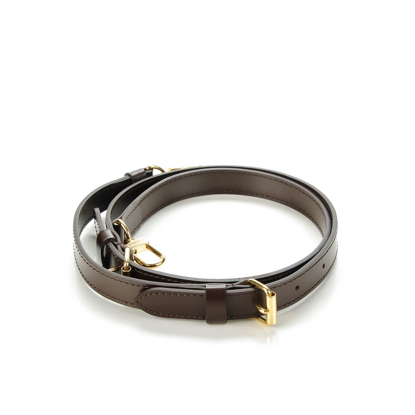 Calfskin Adjustable Speedy Bandouliere Shoulder Strap Brown