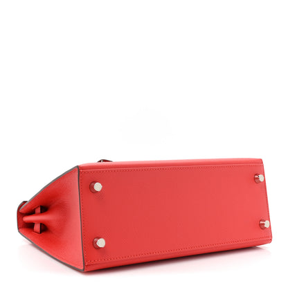 Hermes Epsom Kelly Sellier 25 Rouge Tomate 4 of 9