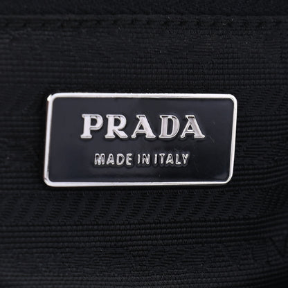 Prada Calfskin Top Handle Frame Bag Black 5 of 10