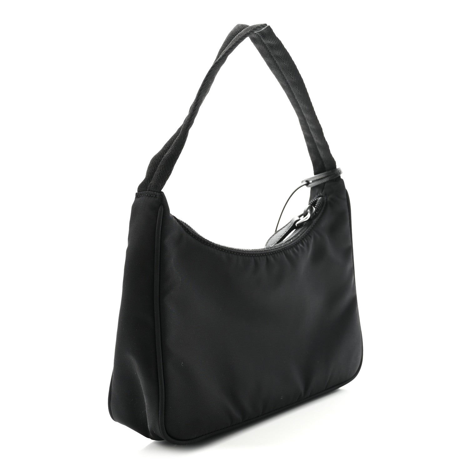 Prada Tessuto Nylon Mini Re-Edition 2000 Bag Black 3 of 10