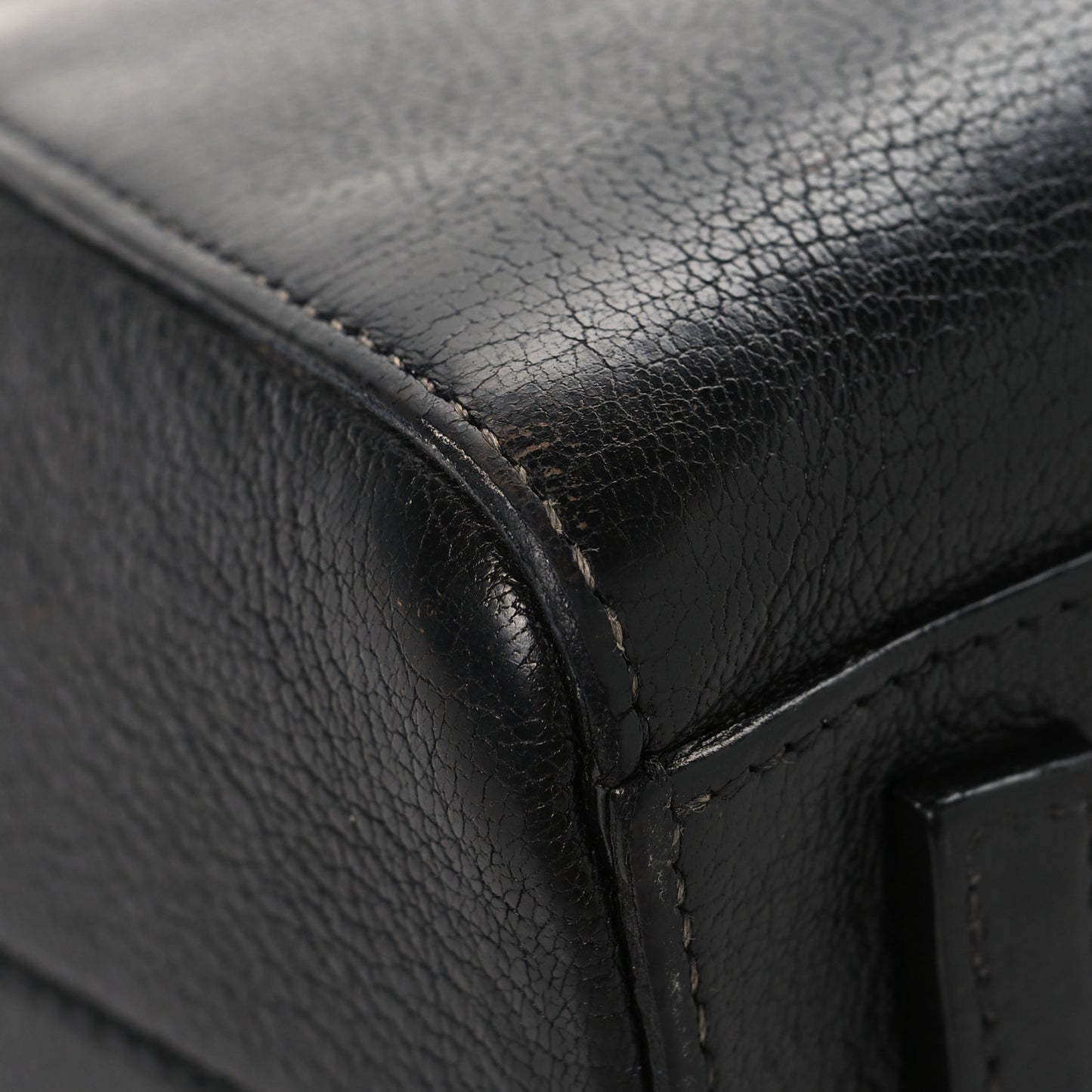 Sugar Goatskin Mini Antigona Black