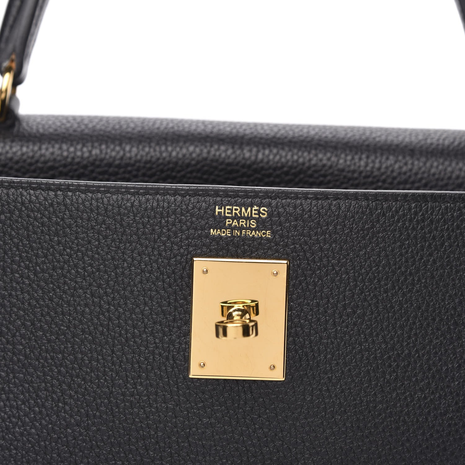 Hermes Togo Kelly Retourne 32 Black 5 of 9