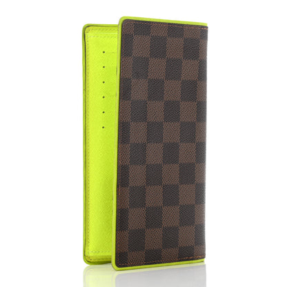 Louis Vuitton Damier Ebene Brazza Wallet Jaune 3 of 7