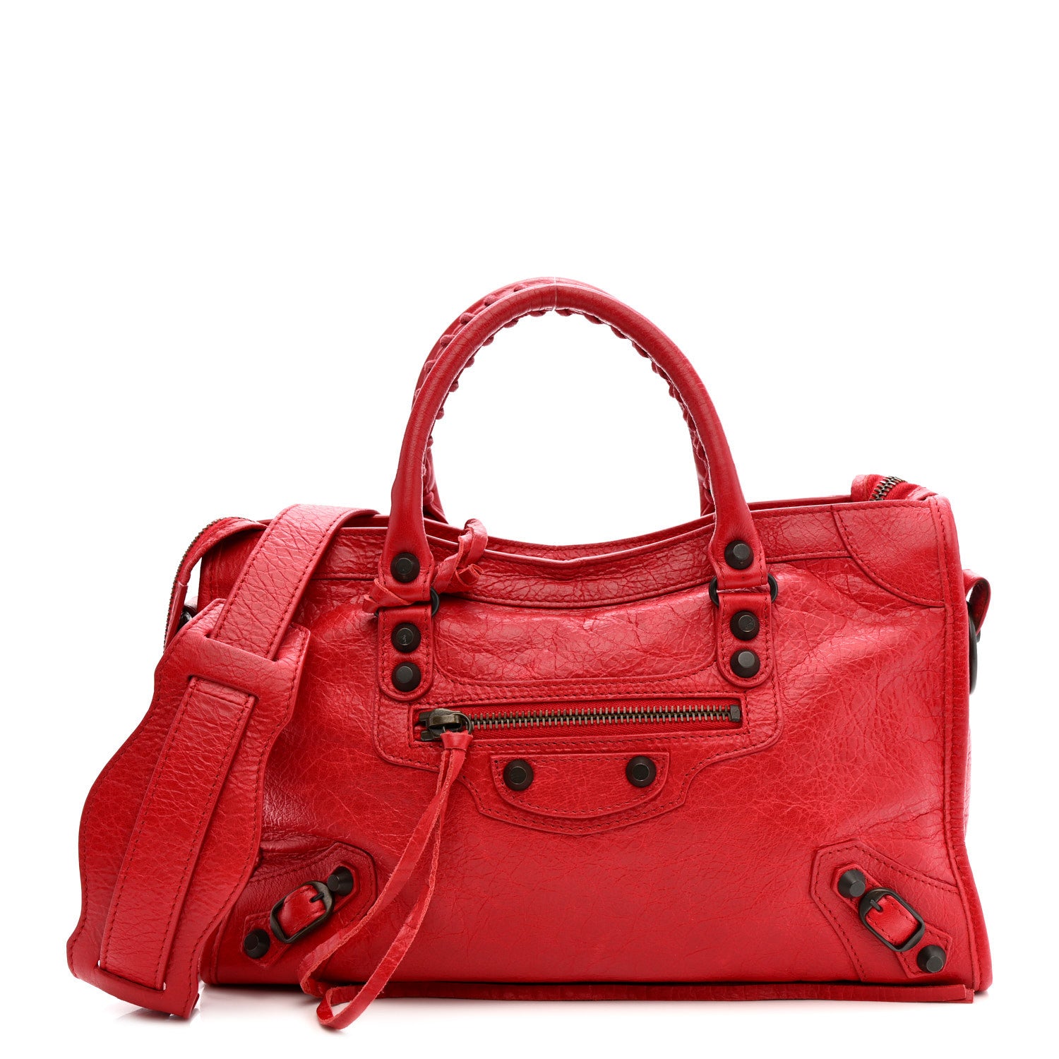 Balenciaga Agneau Classic Hardware S City Rouge Cardinal 1 of 12