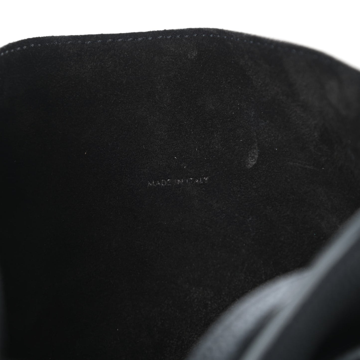 Supple Grained Calfskin Nano Big Bag Bucket Black