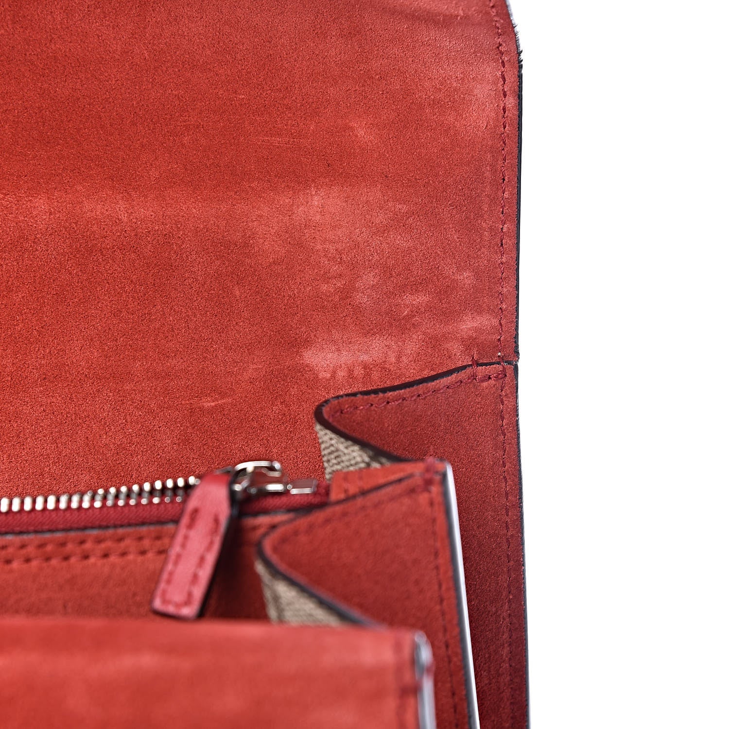 Gucci GG Supreme Monogram Small Dionysus Shoulder Bag Red 9 of 15
