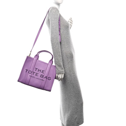 Marc Jacobs Grained Calfskin Medium The Tote Bag Regal Orchid 2 of 15