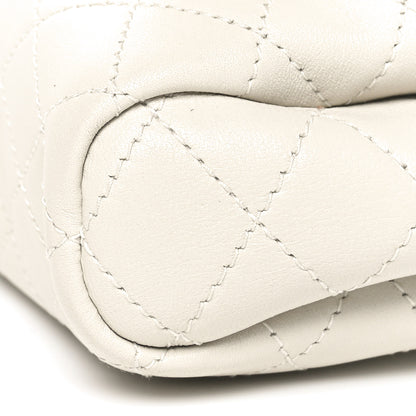 Saint Laurent Lambskin Quilted Monogram Mini Nolita Blanc Vintage 10 of 10