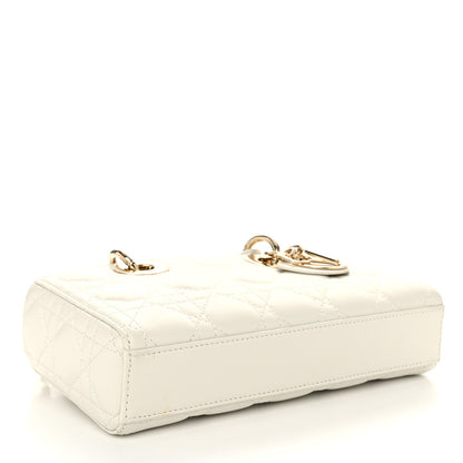 Christian Dior Lambskin Cannage Small Lady D-Joy Latte 4 of 11
