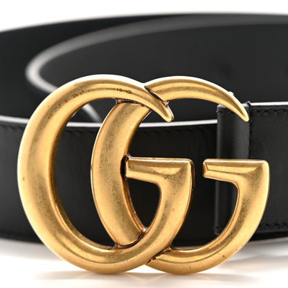 Gucci Calfskin Double G 40mm Belt 90 36 Black 5 of 8