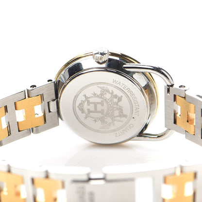 Hermes Stainless Steel 25mm Arceau Clipper Quartz Watch Gold 5 of 6