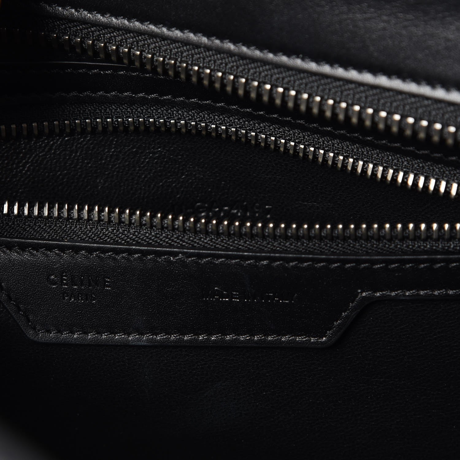 Celine Baby Grained Calfskin Nubuck Tri-Color Micro Luggage Iceberg 6 of 7