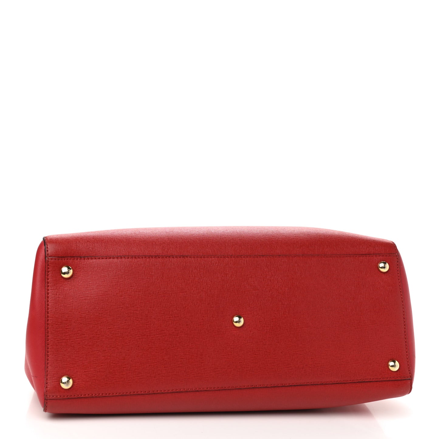Vitello Elite Flamingo Regular 2Jours Tote Rosso Fiamma