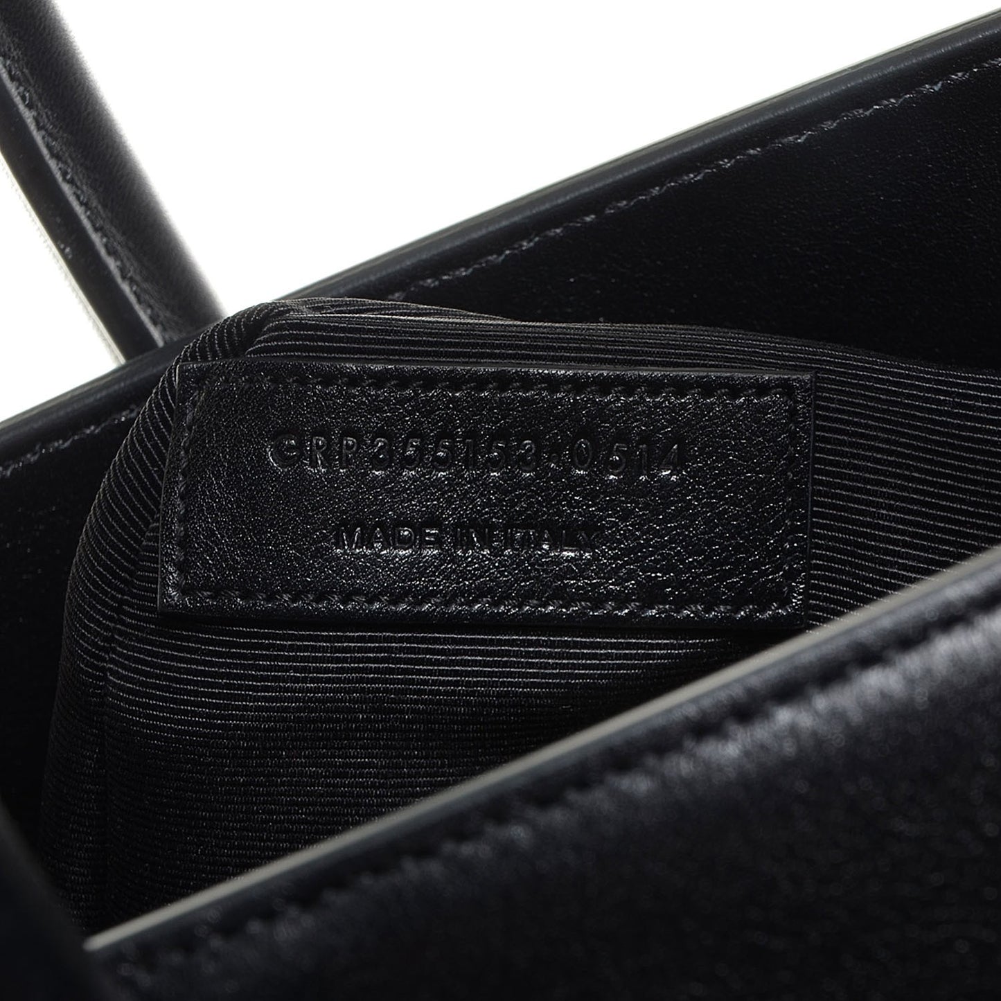 Calfskin Small Sac De Jour Black