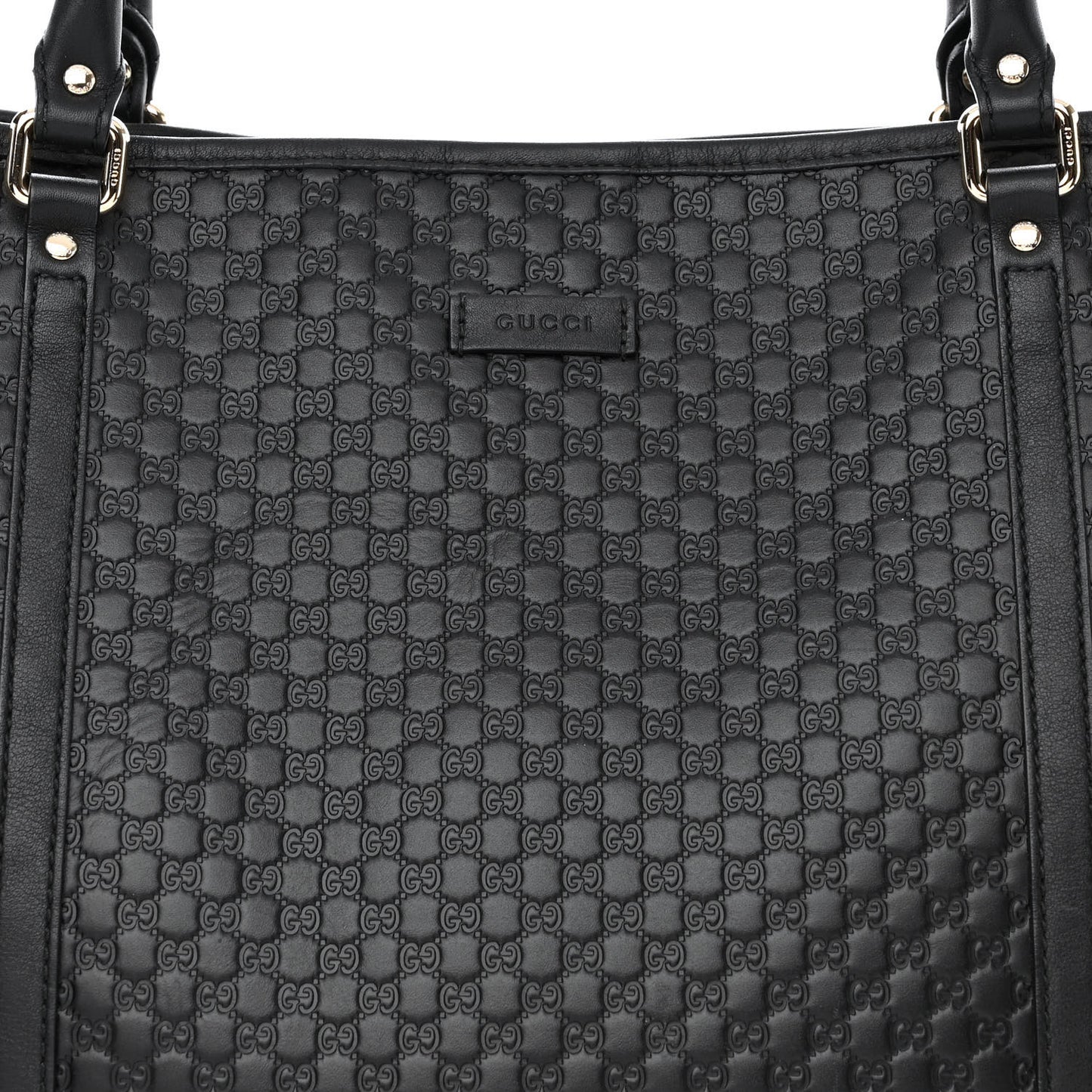 Microguccissima Large Joy Tote Black
