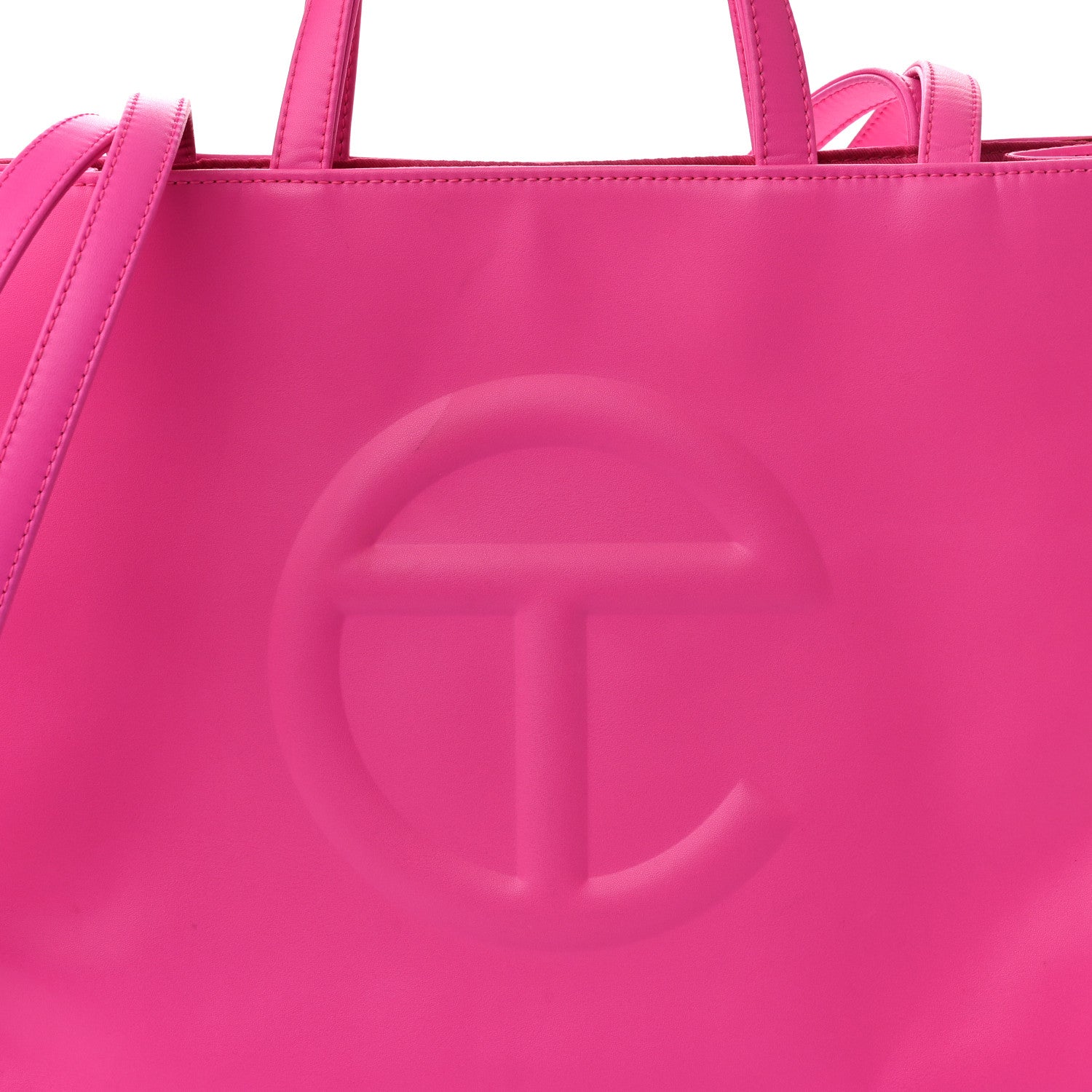 Telfar Vegan Leather Medium Shopping Bag Azalea 7 of 13