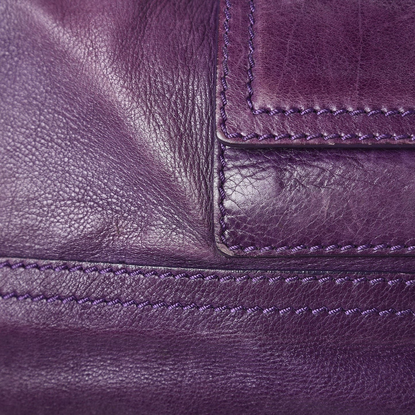 Sugar Goatskin Medium Pandora Dark Violet