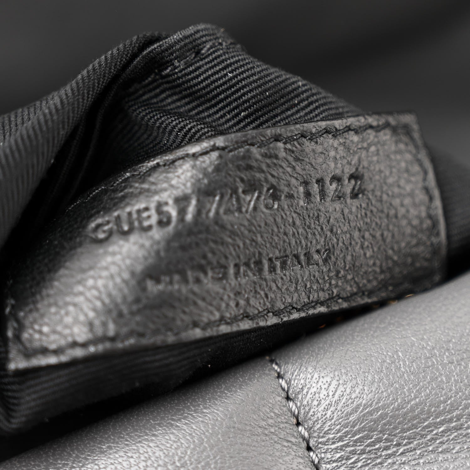 Saint Laurent Lambskin Quilted Small Loulou Puffer Monogram Chain Satchel Storm 7 of 12